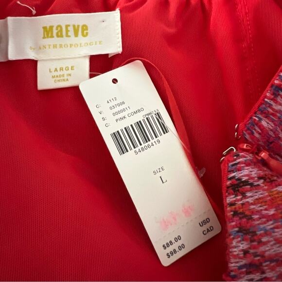 Maeve The Shannon Peplum Cropped Top Size L - Picture 7 of 13